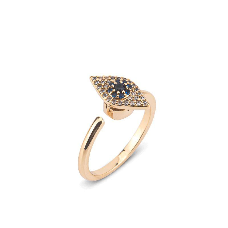 Evil Eye Adjustable Ring