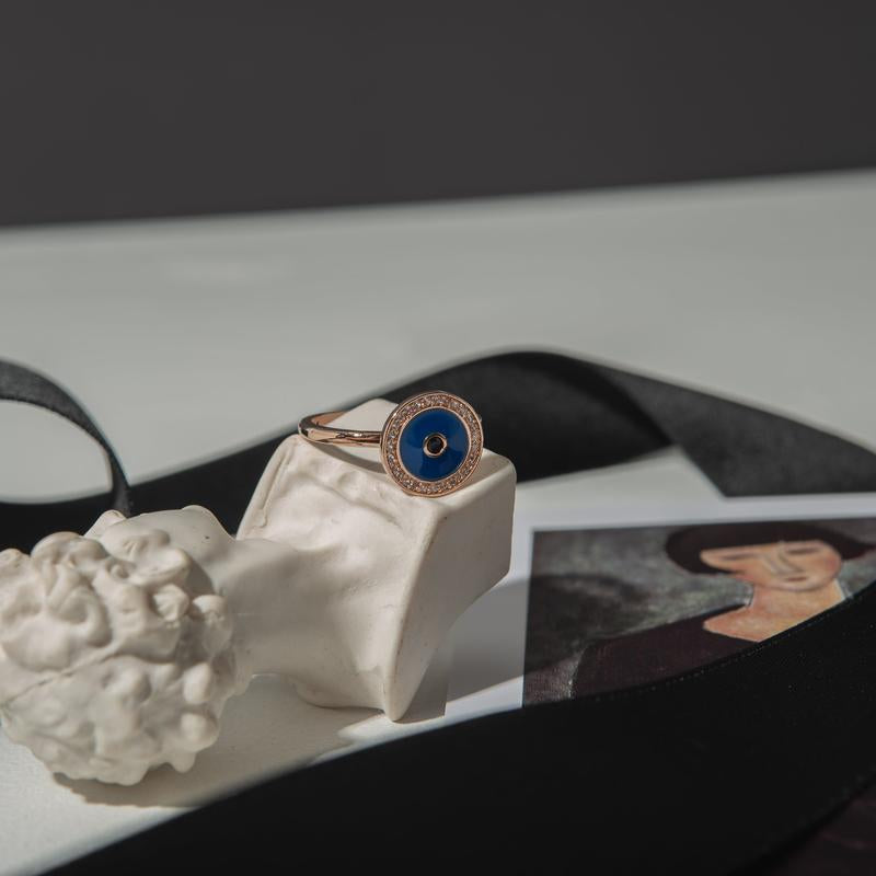 Evil Eye Adjustable Ring