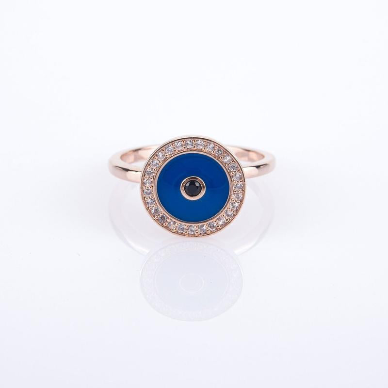 Evil Eye Adjustable Ring