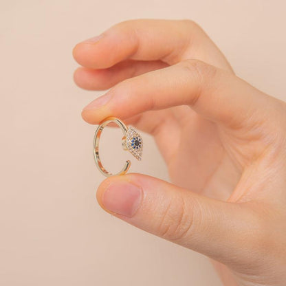 Evil Eye Adjustable Ring